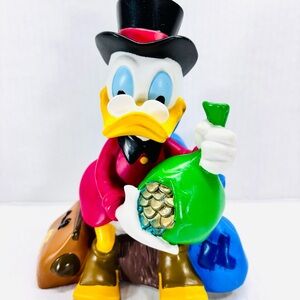 Scrooge McDuck Coin Bank Disney Bullyland Bank Original Stopper Vintage RARE!!!